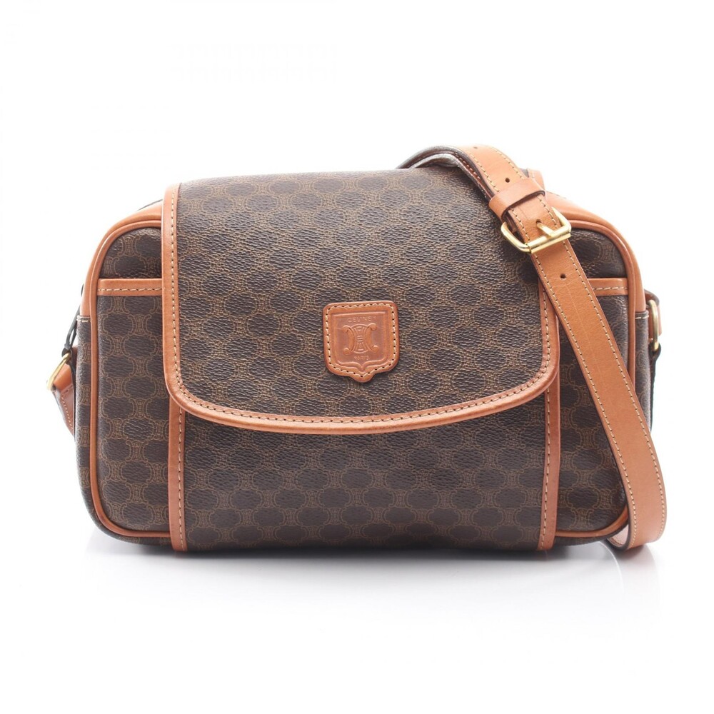Celine Macadam Shoulder Bag Canvas #272961C43B